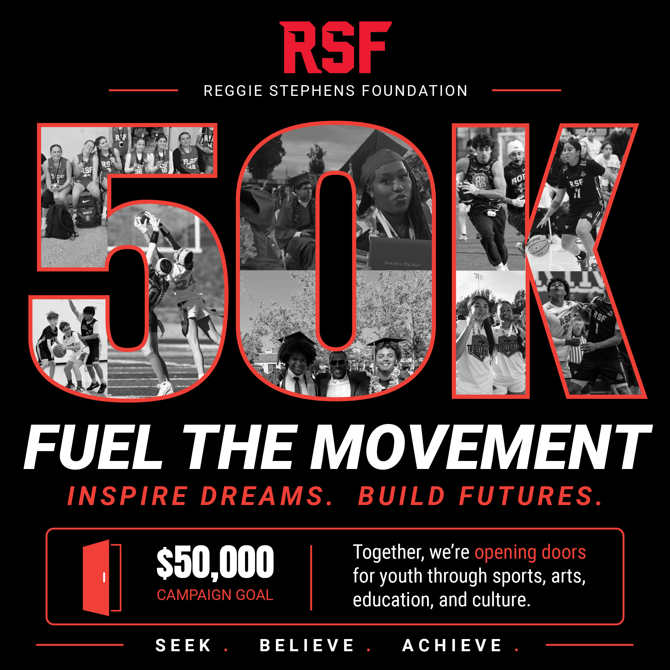 2026 RSF Fundraiser - Fuel the Movement 50k Collage